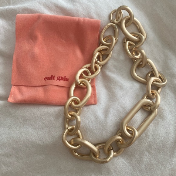 Cult Gaia Gold-Tone Chain Necklace - Picture 1 of 4